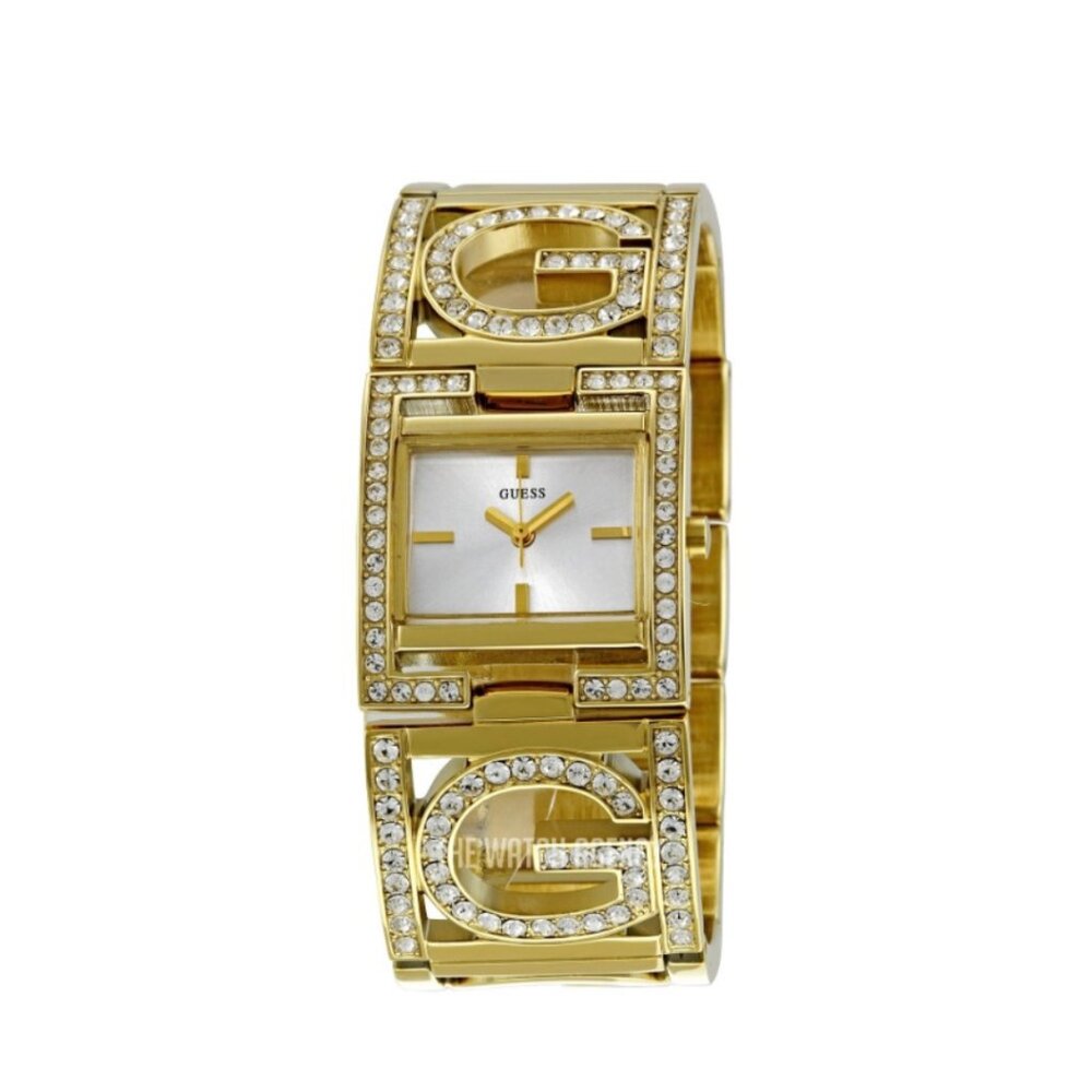 NWT GUESS by Marciano Gold-Tone Stone Set Watch W14522L1 – Classic Glam – NIB - Picture 5 of 11
